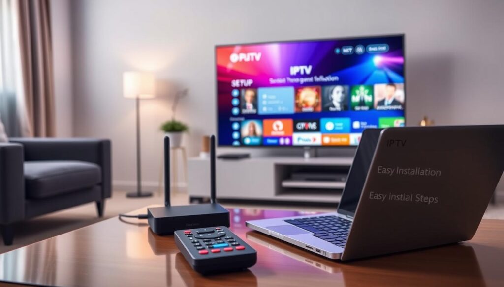Easy IPTV setup process